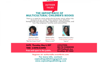 Author Talks May 4 @BKLYN Commons-  The Importance of Multicultural Children’s Books