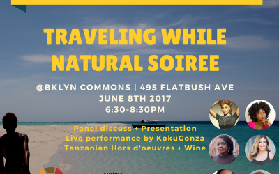 Curious on Tanzania: Traveling while Natural Soiree, June 8th